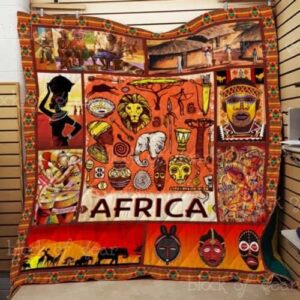 Africa Forever In My Heart Quilt Blanket Th484  Quilt